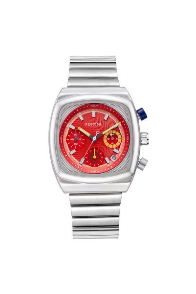 Choice Red 1pc Square Men's Watch - High-end Sport Watch, Casual Watch, Fashi...