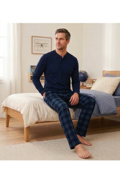 birsen içgiyim Interlock Combed Cotton Pajama Set