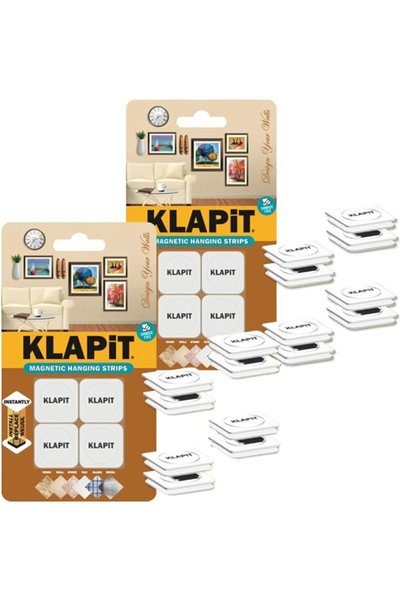 KLAPITA KLAPiT Magnetic Picture Hanging Strips with Nano Technology: Premium ...
