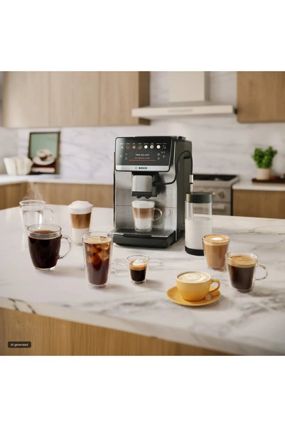 Bosch Mașină de espresso automată din oțel inoxidabil VeroCafe Seria 6 TPR61503
