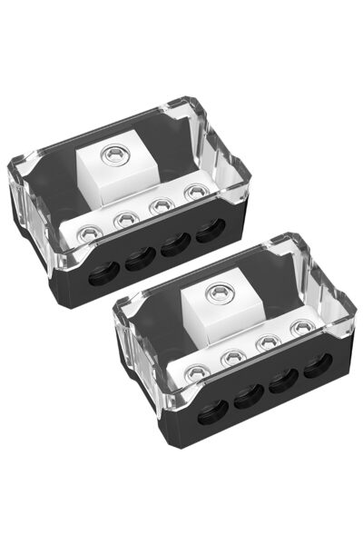 EXCEFORE 4-Way Power Distribution Block for Car Audio,Efficiently Distribute ...