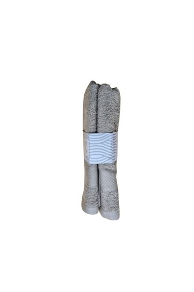 OEM Σετ 2 πετσετών, μπεζ, 50x 100 εκ., 100% βαμβάκι 500 GSM