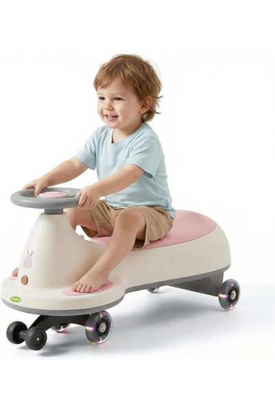Generic Magic Swing Car for Kids with RGB Lights & Music | Wiggle Ride On Car...