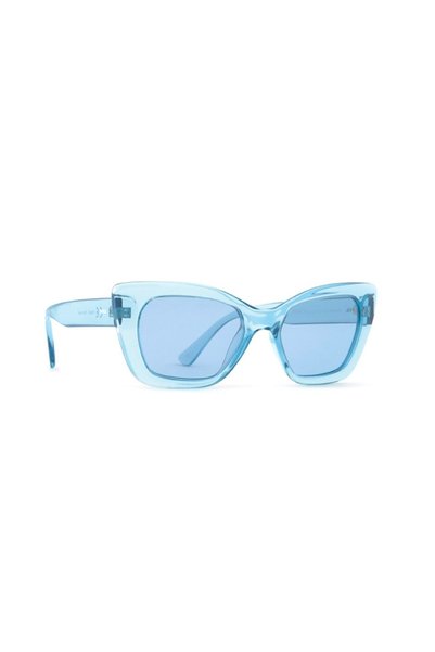 INVU ., Polarized butterfly sunglasses, Aqua blue, 53-18-145 Standard