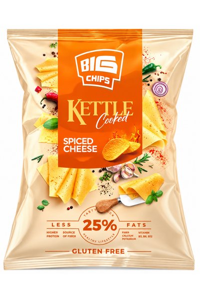 Big Chips جبنة متبلة فاخرة 100 جرام