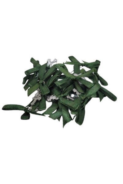 OEM Set de 20 de cruciulițe mici, pentru botez, culoare verde