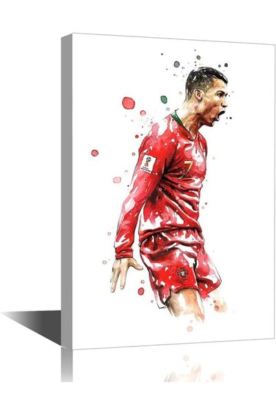 Generic لوحة فنية جدارية لنجوم كرة القدم، ملصق CR7، لوحة كريستيانو رونالدو، ع...