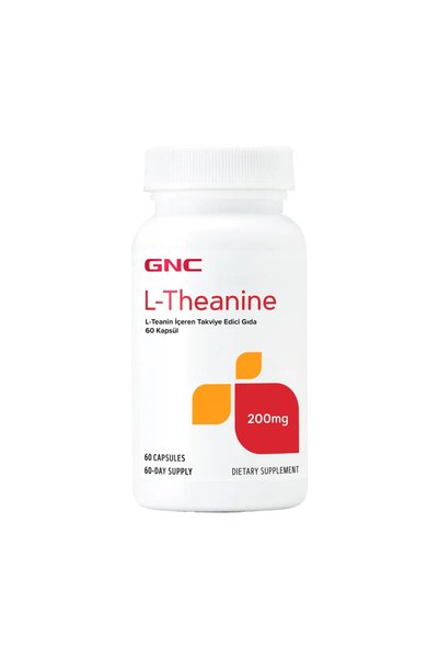 L-Theanine 200 mg Takviye Edici Gıda 60 Kapsül