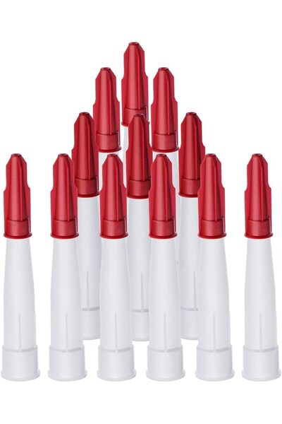 MAKINGTEC 24 Pieces Caulk Nozzles Caps Set, Includes 12 Packs White Caulk Noz...