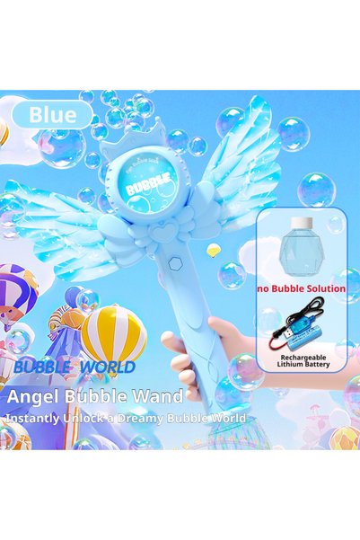 Choice Rechargeable 2026 New Electric Angel Automatic Bubble Handheld Bubble ...