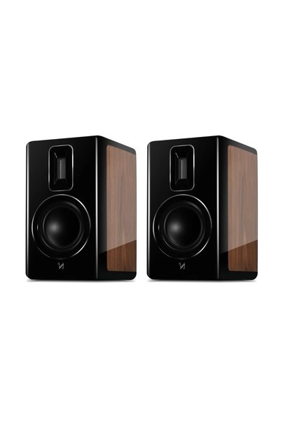 QUAD Revela 1 Bookshelf Highend Hoparlör (Parlak Ceviz)