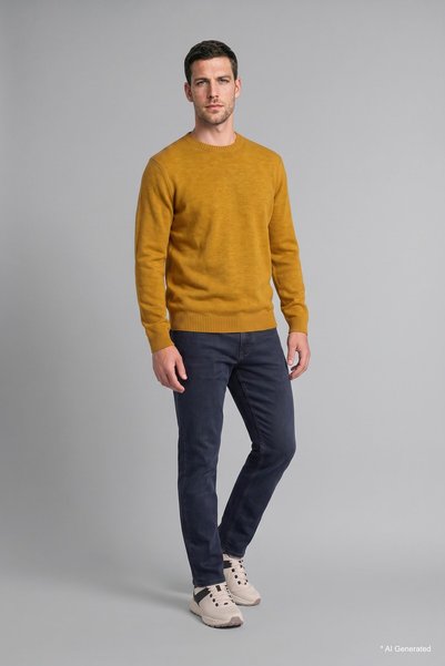 DeFacto Standard Fit Crew Neck Knitwear Basic Sweater Men's I6809Ax26Wn