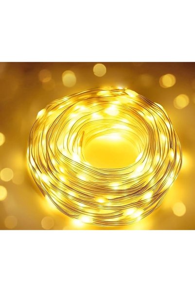 GENERAL سلسلة مصابيح خيالية، مصابيح ستارة LED من اككيموس، 32 قدم/10 متر، ابيض...