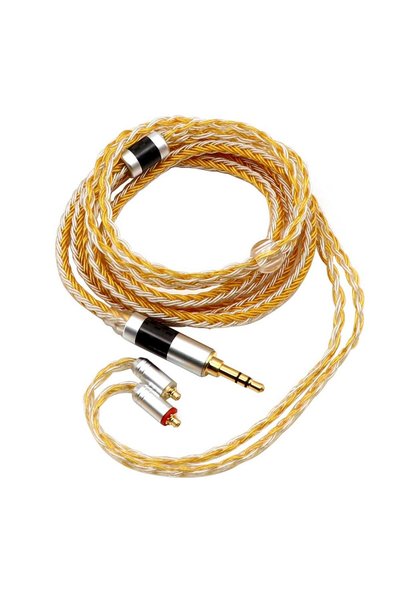 Generic Tripowin Zonie IEM Cable, 16 Core Silver Plated Earphone Upgraded Cor...