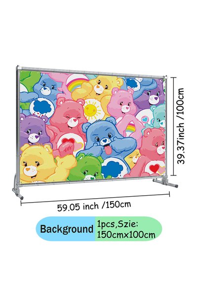 Choice Background 1Pcs Cartoon Care Bears Themed Creative Fashion Paper Plate...