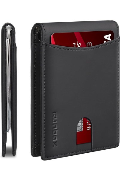 Generic Slim Money Clip Wallets for Men RFID Blocking 11 Card Holder Minimali...