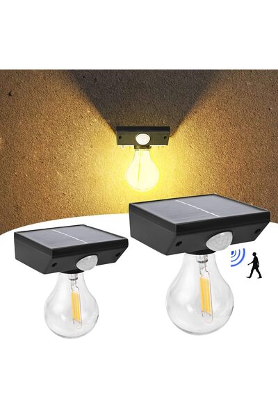NALACAL Solar Wall Lantern Outdoor Lights, Motion Sensor Solar Porch Lights W...