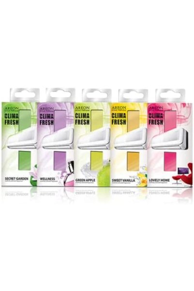 Generic مجموعة عطور مكيفات الهواء كليم فريش - 5 قطع