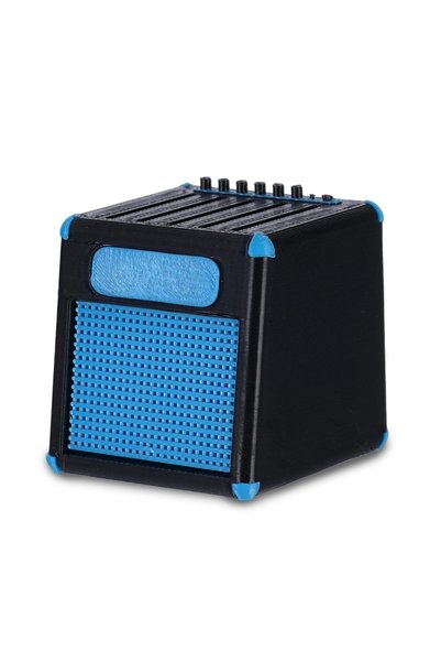 KASTWAVE 3D Printed Guitar Pick Holder Amp Speaker Design, Personalized Plect...