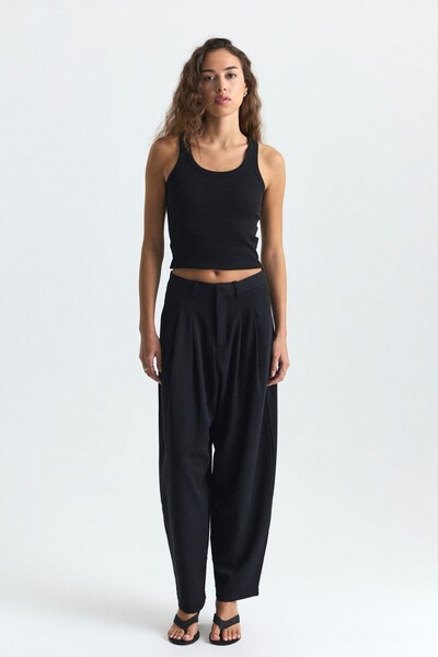 Antioch Double Pleated Barrel Fit Pants
