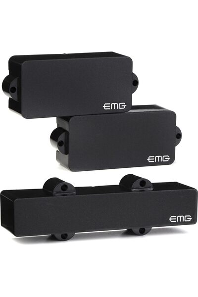 Emg PJ Active Bass Guitar Pickup Set, Black