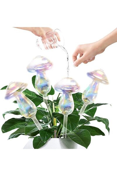 GENERAL Plant Watering Globes-4pcs,Self Watering Planter Insert,Plant Waterin...
