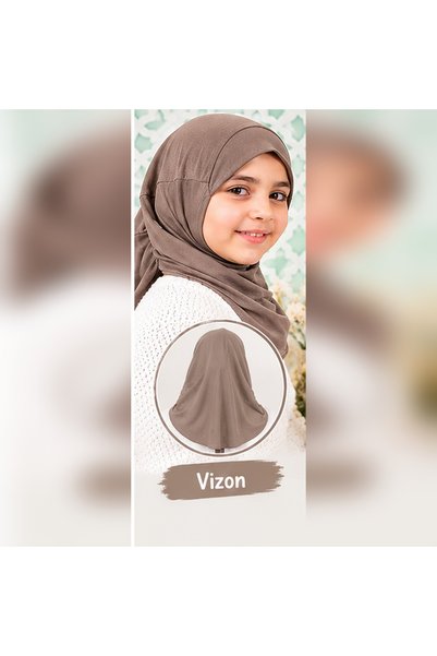 IYDGAH حجاب أطفال مطوي_وشاح عملي للرأس_حجاب للأطفال للصلاة