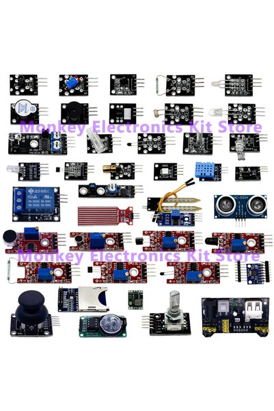 Choice مجموعة أدوات بدء التشغيل 45 في 1 بدون صندوق، تتضمن 45 وحدة استشعار و16...