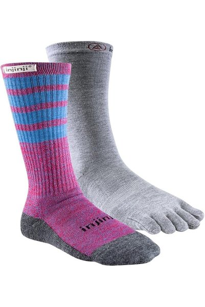 injinji Women's Liner + Hiker Crew Socks