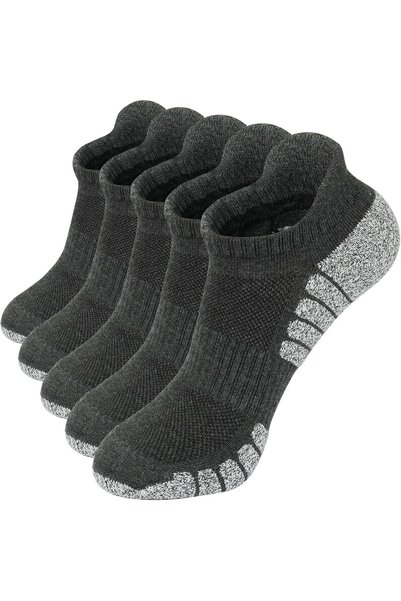 Generic 5 Pairs Running Ankle Cotton Socks for Men Women