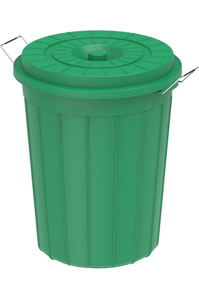 Generic Multipurpose Plastic Drum 70L with Lid for Cleaning, Storage, and Was...