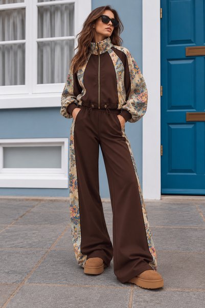 Kedi Fashion Tasarım çiçek garnili takım