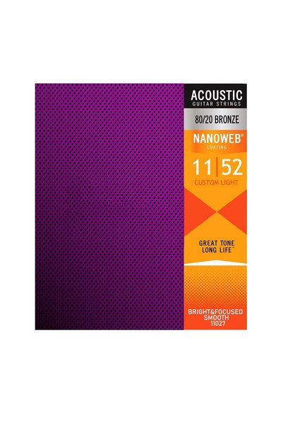 NALACAL Acoustic Guitar Strings, 6-String Acoustic Guitar Set 80/20 Bronze Gu...