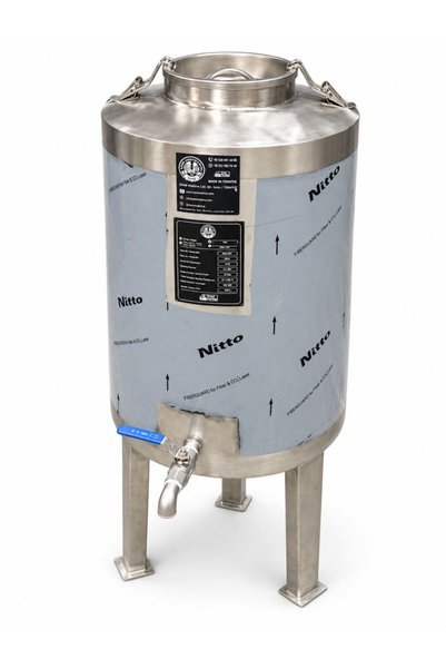 Kaan Coşkun Metal 100 Lt Kapasite Contalı Kelepceli Kapaklı Zeytinyağı Tankı