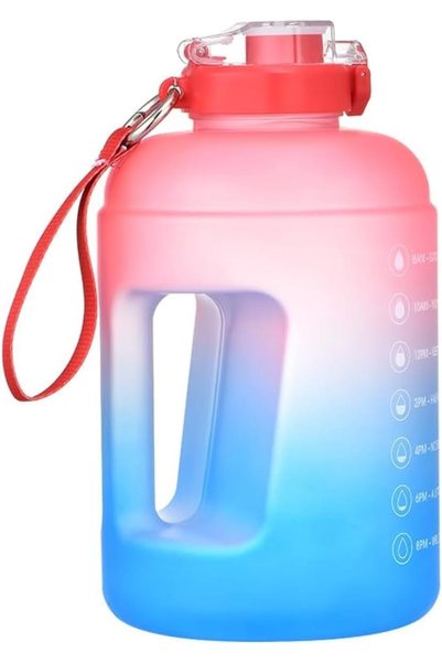 Generic 2.2 L Large Water Bottle - BPA Free, Leak-Proof Gallon Bottle for Spo...