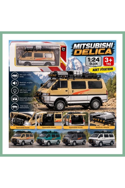 BŞK VİRGO KZL-M357 KUT 1:24 ميتسوبيشي ديليكا 24 (السعر للقطعة الواحدة) BSK2026