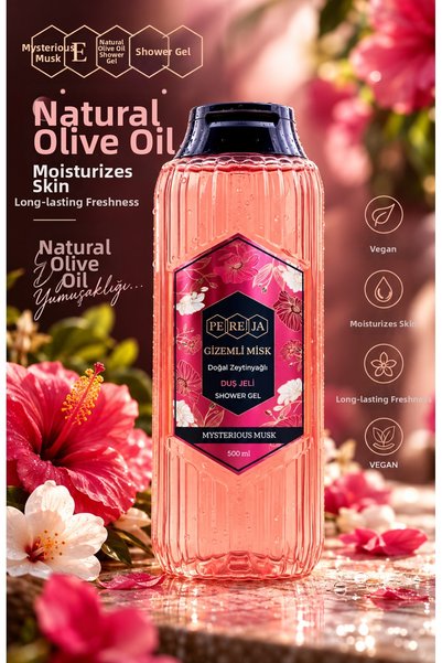 Pereja Gizemli M. Natural Olive Oil Shower Gel 500 ml