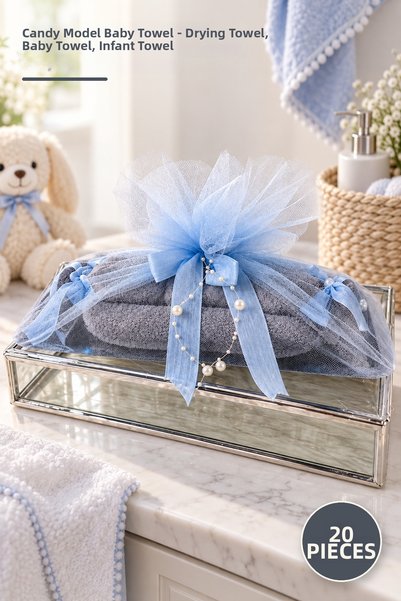 Yenilig 20 Pieces of Candy Model Baby Towels – Drying Towels, Baby Towels, In...