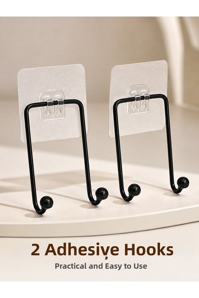 Angel Of Life Double Wall Mounted Adhesive Hanger Practical Home Organization...