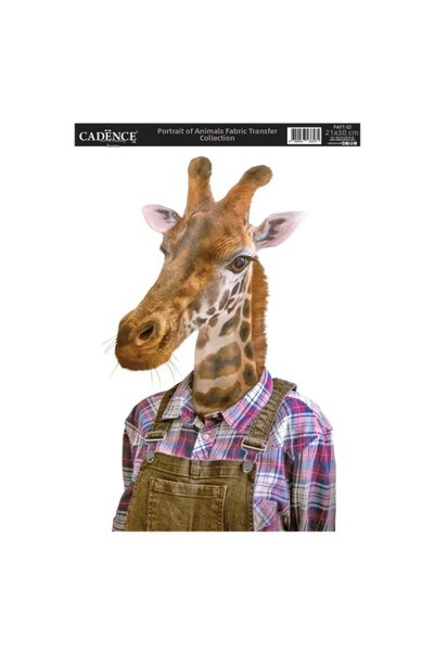 Cadence Boya Paft02 Animal Portraits Fabric Transfer Paper 21X30Cm
