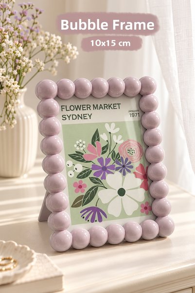 Meleni Home Bubble Frame - Adjustable Photo Picture Hanging Poster Document F...