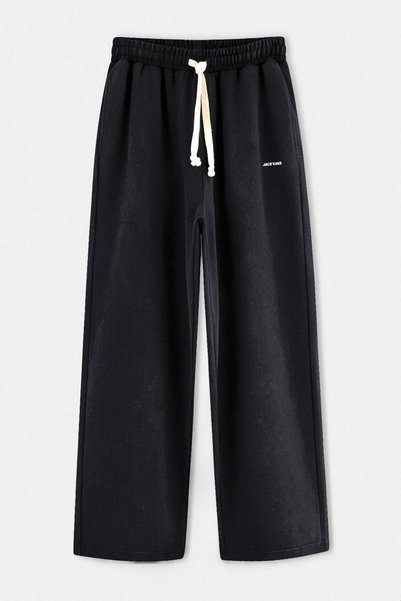 Trendyol Kollektion Anthrazitfarbene, gewaschene, locker sitzende Strick-Jogg...