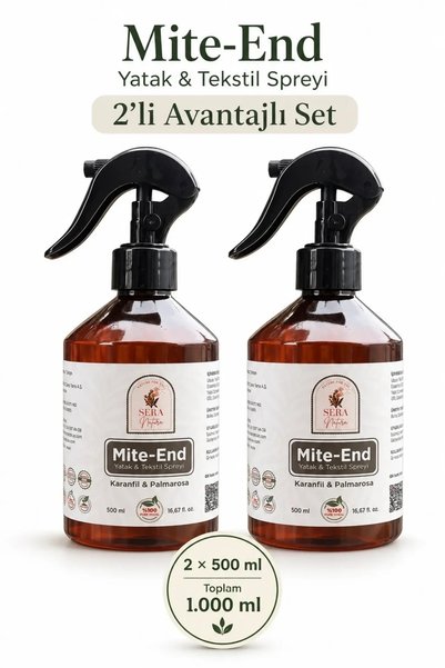 Sera Natura Mite-End Yatak & Tekstil Spreyi 2'li Set 2x500 ml.