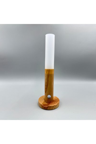 Choice Ash Wood LED Night Light USB Charging Intelligent Human Induction For ...