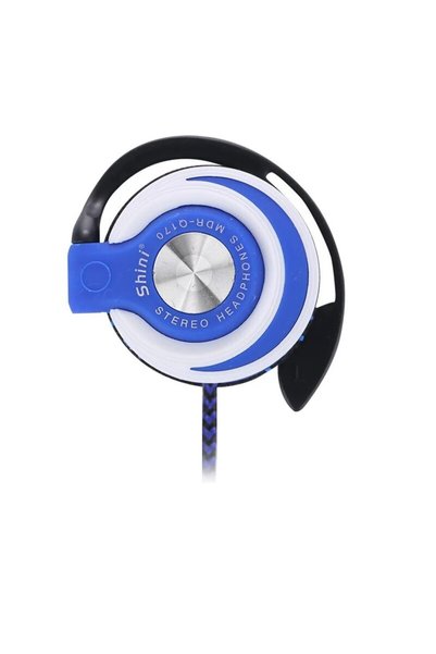 Choice3 Blue Auriculares Con Gancho Para La Oreja, Audífonos Con Cable De Baj...