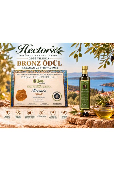 Hector's Hector’s Premium 750 ml Ödüllü Erken Hasat Soğuk Sıkım Natürel Sızma...