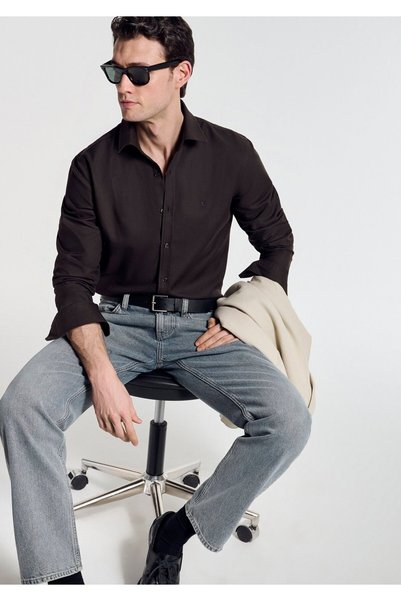 Mavi Cămașă maro Regular Fit / Croială normală 0212063-70219