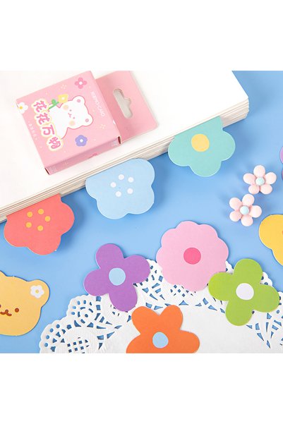 Choice 1 46 Pieces Per Box Flowers Decorations Stickers DIY Scrapbooks Collag...
