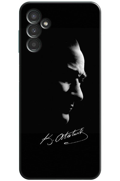 Zebana Samsung Galaxy A36 Compatible Case Mustafa Kemal Atatürk Black Silicon...