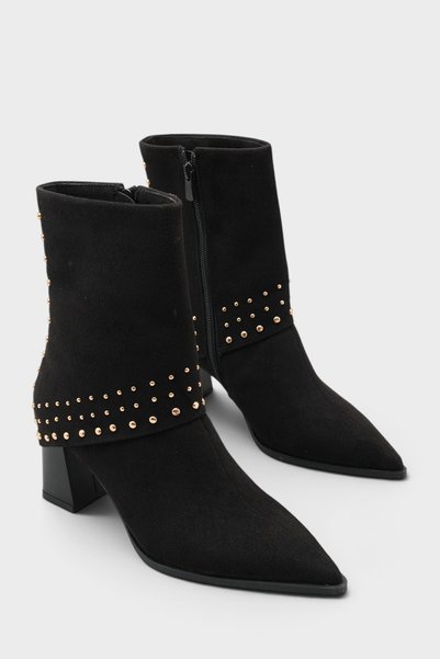 Capone Outfitters Cizme elegante Ashlen cu accesorii metalice, vârf ascuțit, ...